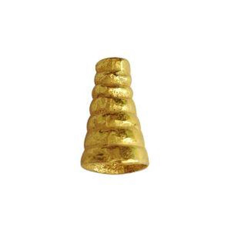 CG-210-15X10MM 18K Gold Overlay Cone