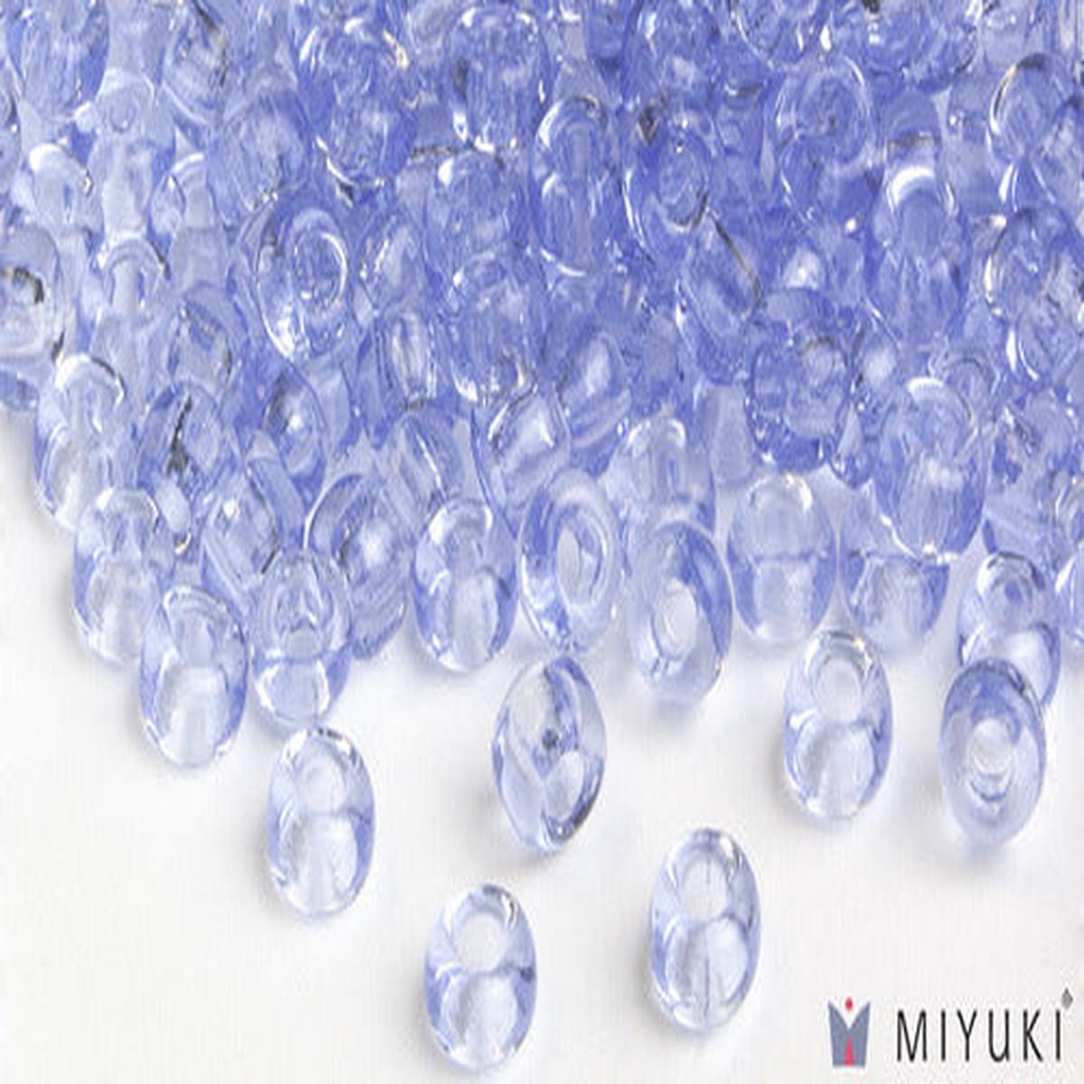Transparent Light Cornflower Blue 6/0 Glass Beads