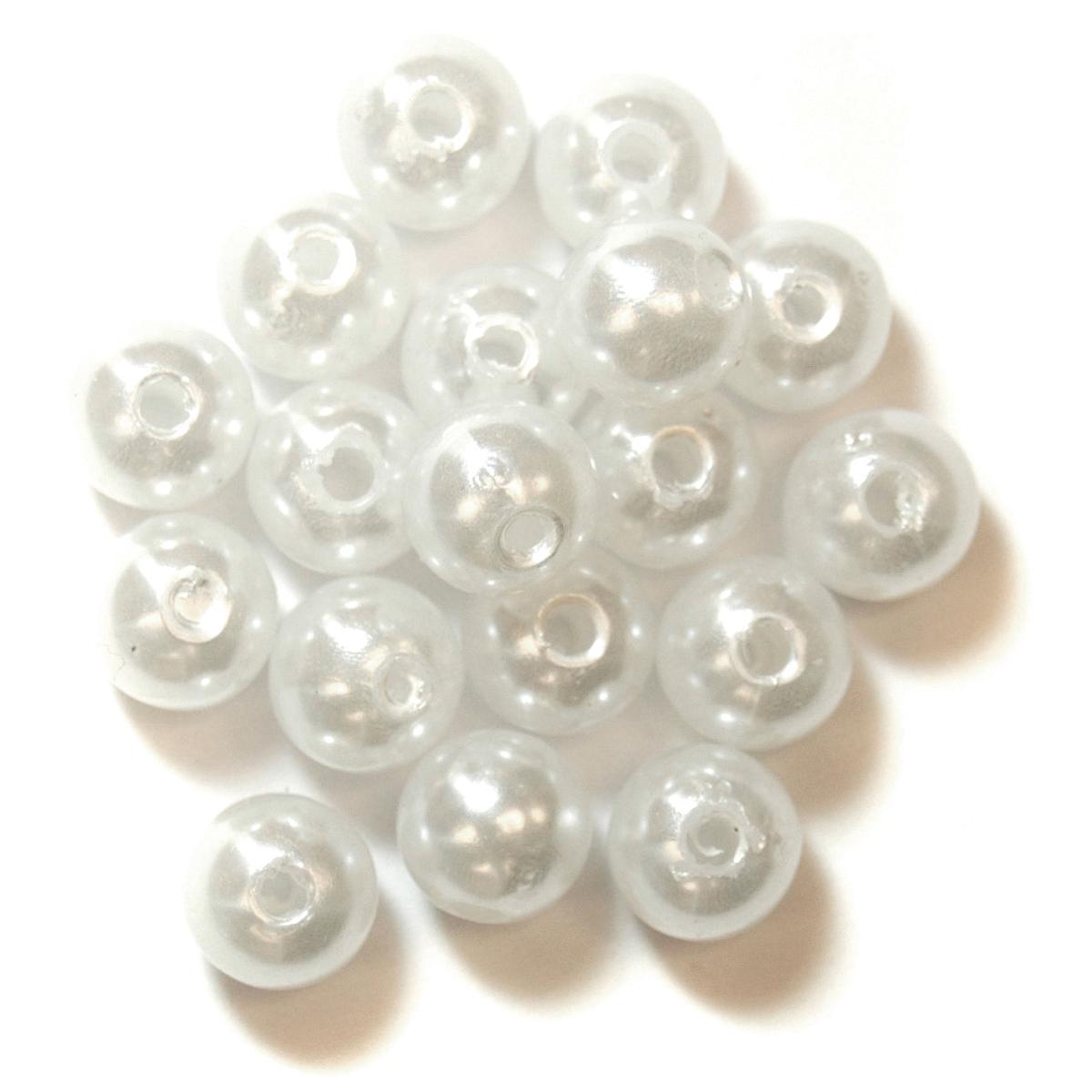 Trimits Extra Value Pearl Beads 8mm Various Colours