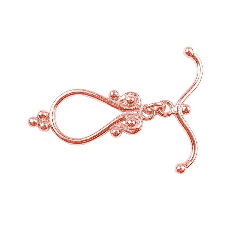 TRG-167 Rose Gold Overlay Toggle Clasp  Wholesale Jewelry Finding