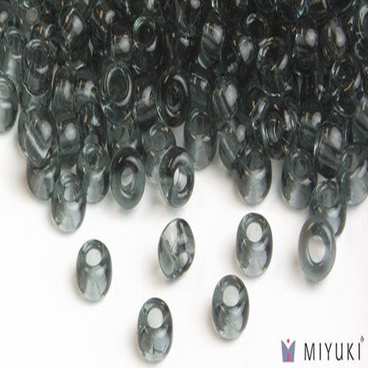 Transparent Pewter Glass Beads
