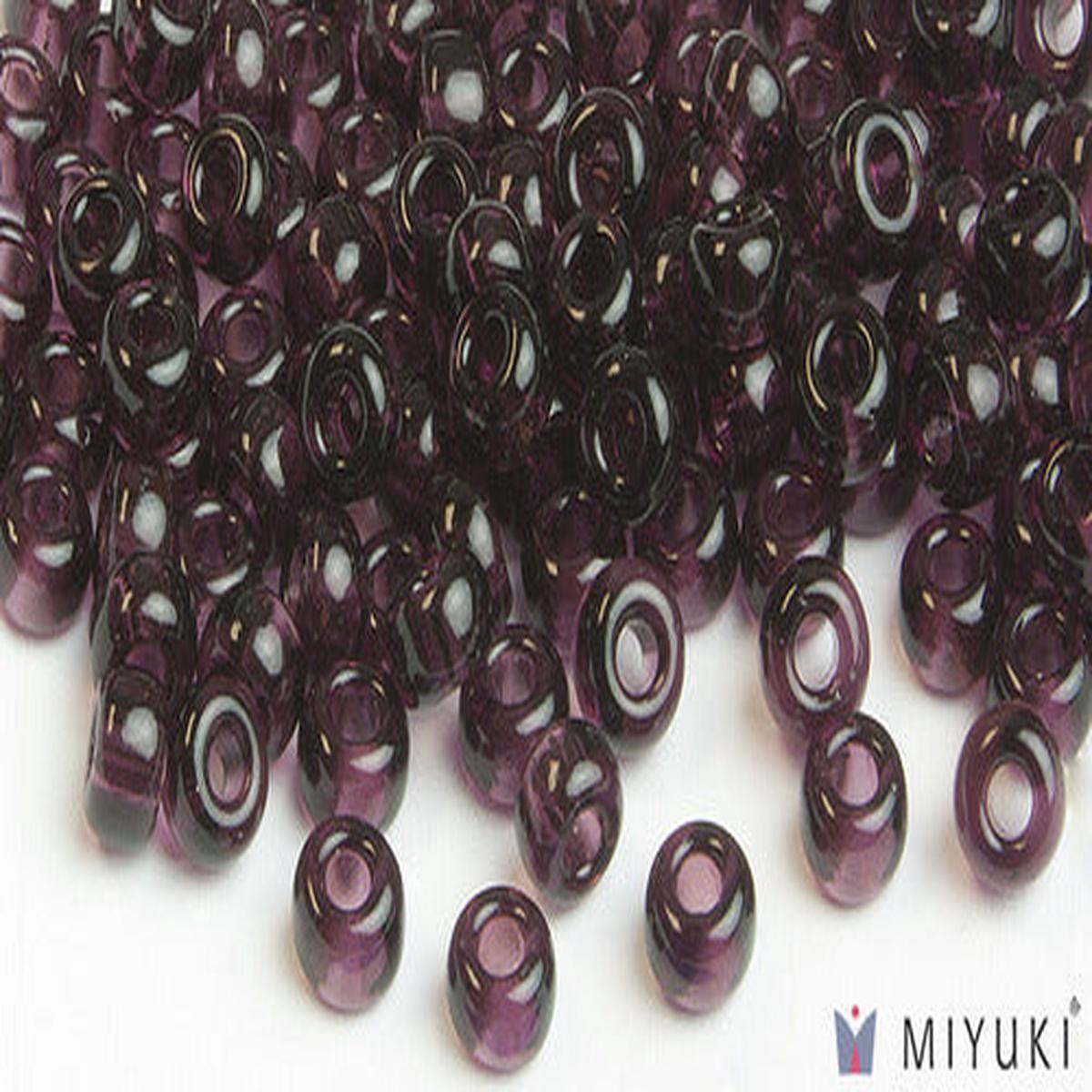 Transparent Violet 6/0 Glass Beads