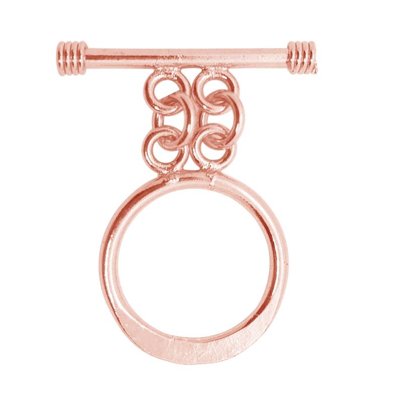 TRG-168 Rose Gold Overlay Toggle Clasp  Wholesale Jewelry Component