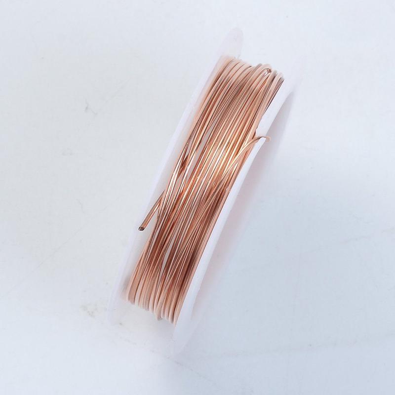 WRG-101-18G Rose Gold Color Wire 18 Gauge