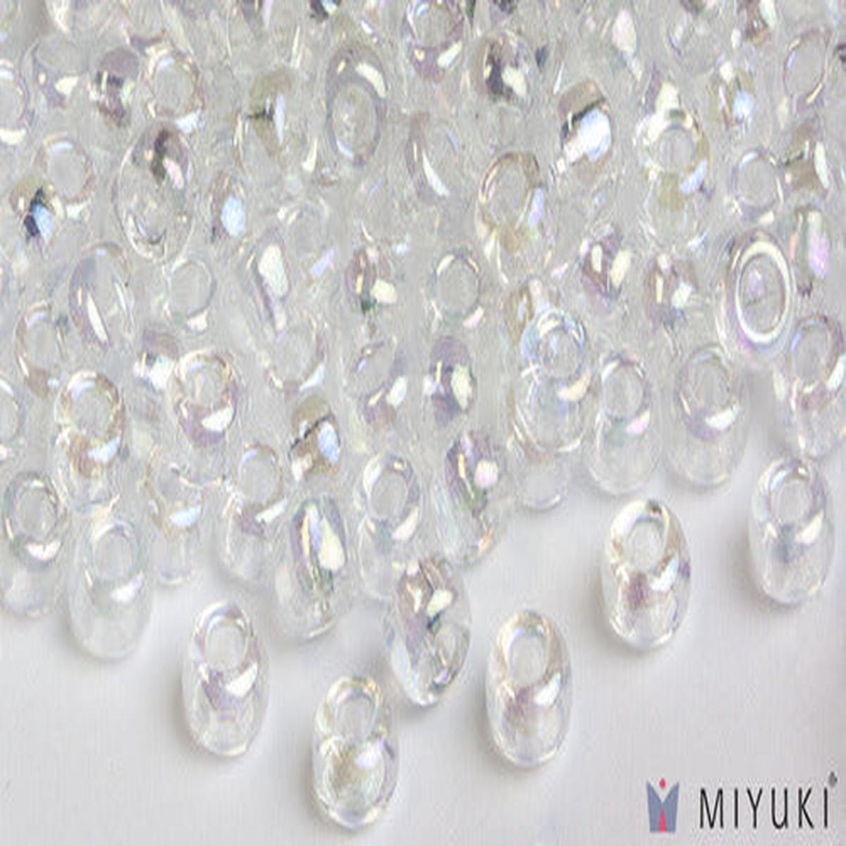 Transparent Crystal AB Glass Beads
