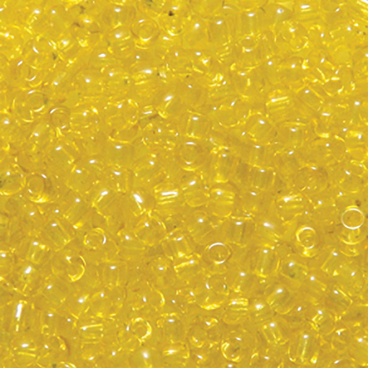 10EP221R: Vintage French Transparent LT Yellow 10/0 50 Gram Bag