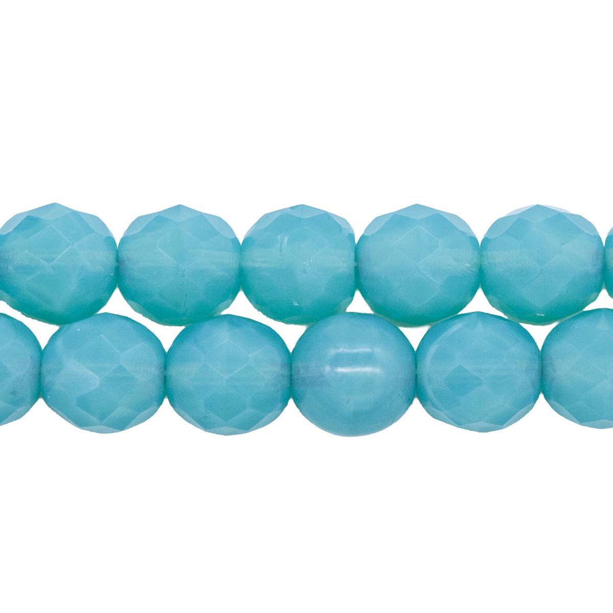 10FC280-SR: CZ FACET RD Opal Sea Green 10mm-25PC