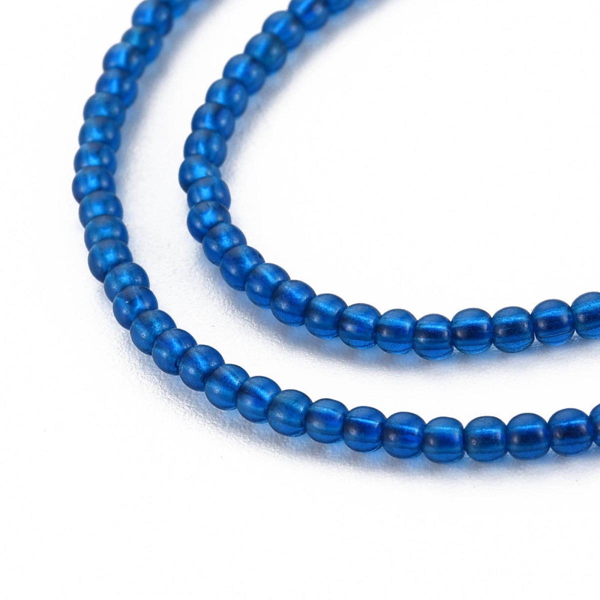 Glass Beads Strands, Round, 2mm, Hole: 0.6mm, about 195 Beads per strand.   *See Color Options