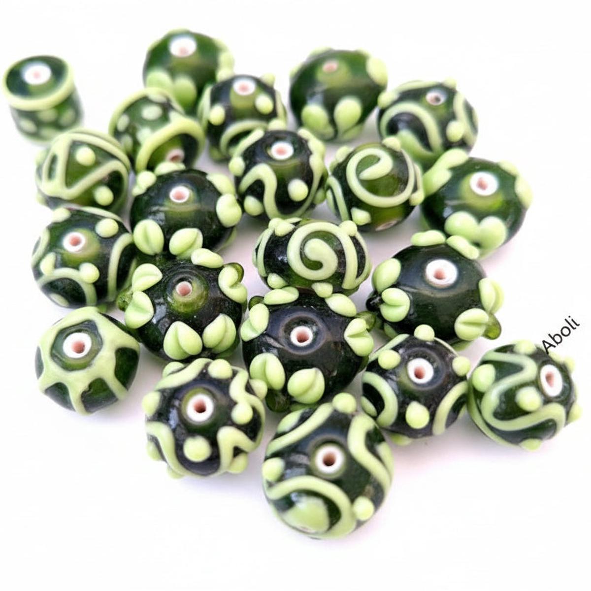 Lampwork beads lamp work glass beads bracelet set jewellery beads LMPWB60
