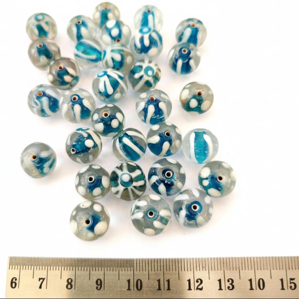 Lampwork beads lamp work glass beads bracelet set jewellery beads LMPWB61