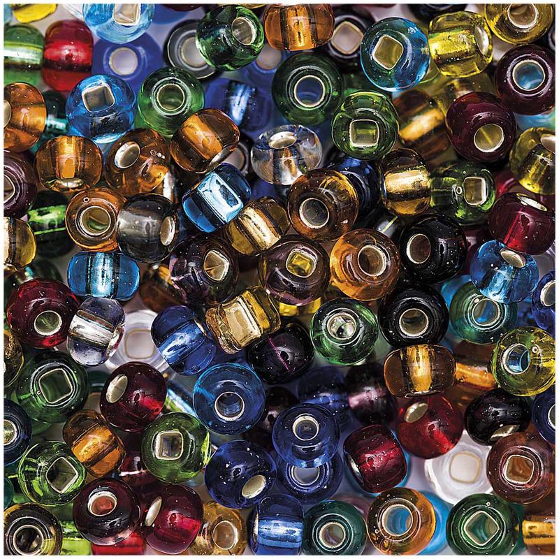Rico Glass Beads - SilverMulticoloured