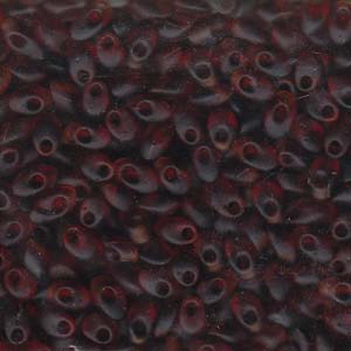 *Long Magatama Beads #134F Dark Topaz Matte 8.5g