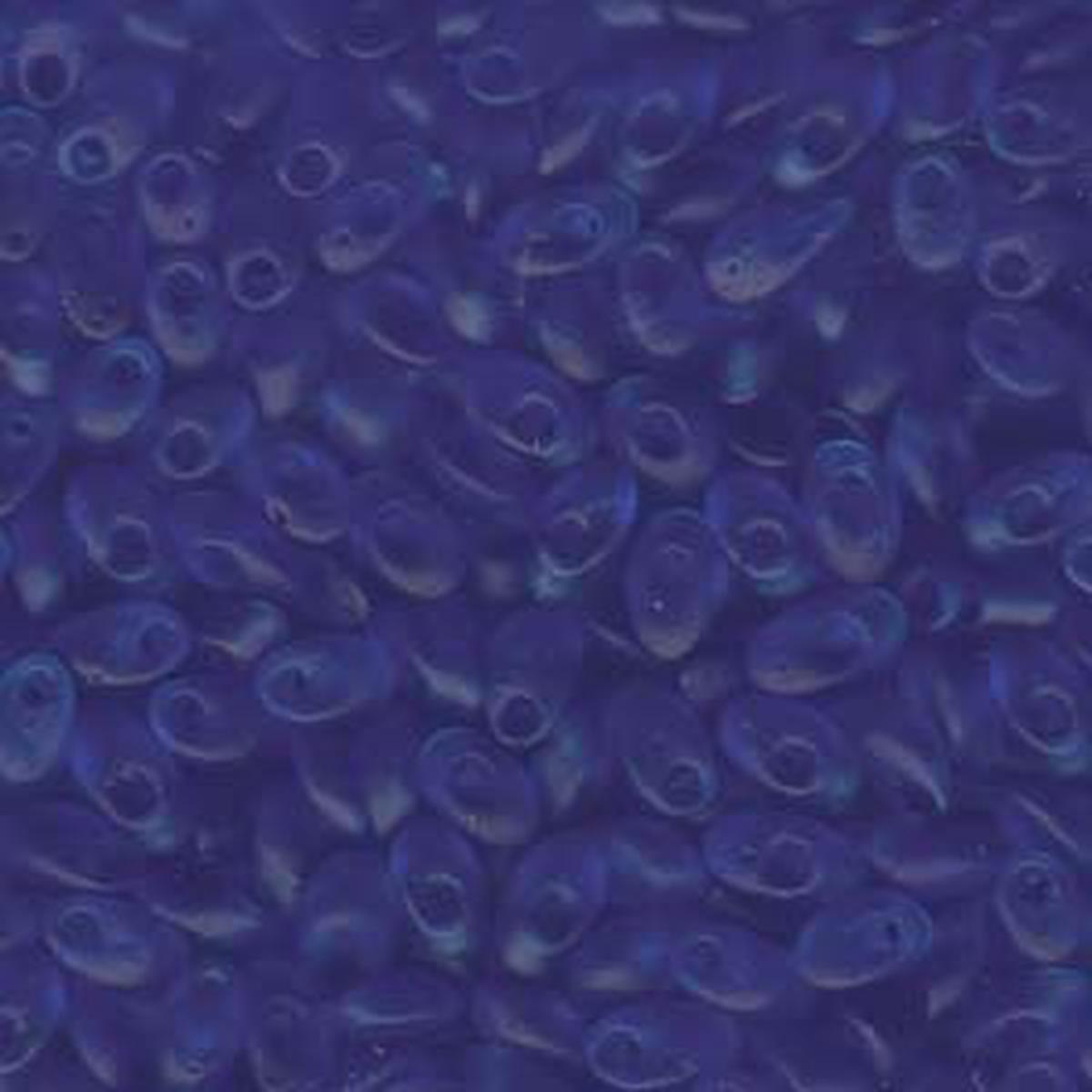 Long Magatama Beads #150F Sapphire Matte 8.5g