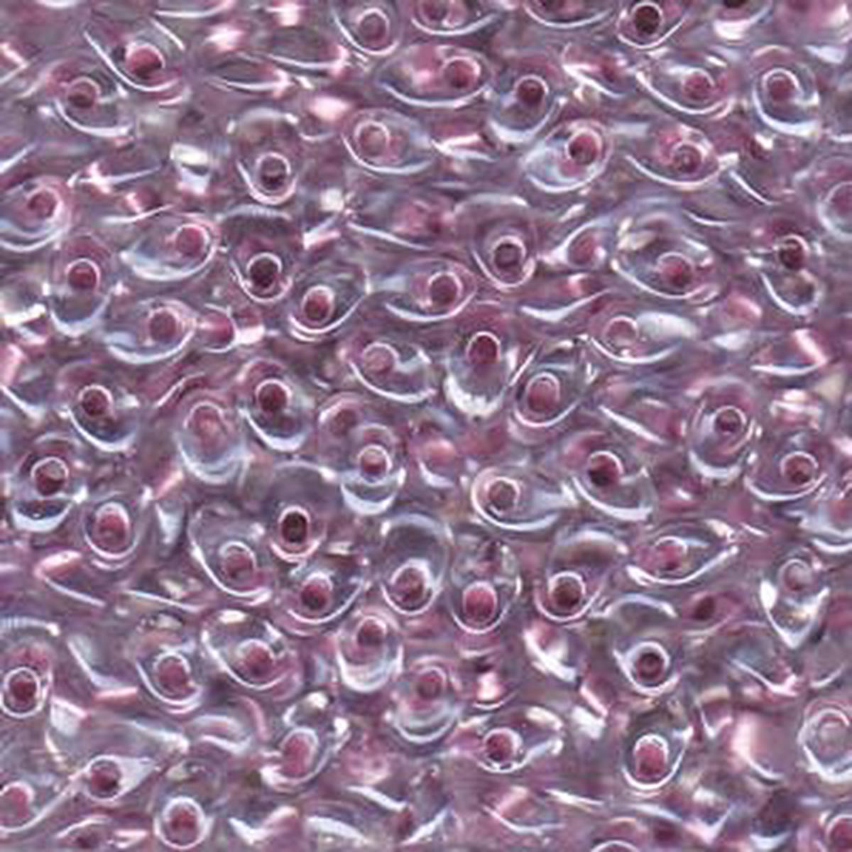 *Long Magatama Beads #1523 Orchid Lined Sparkle 6g