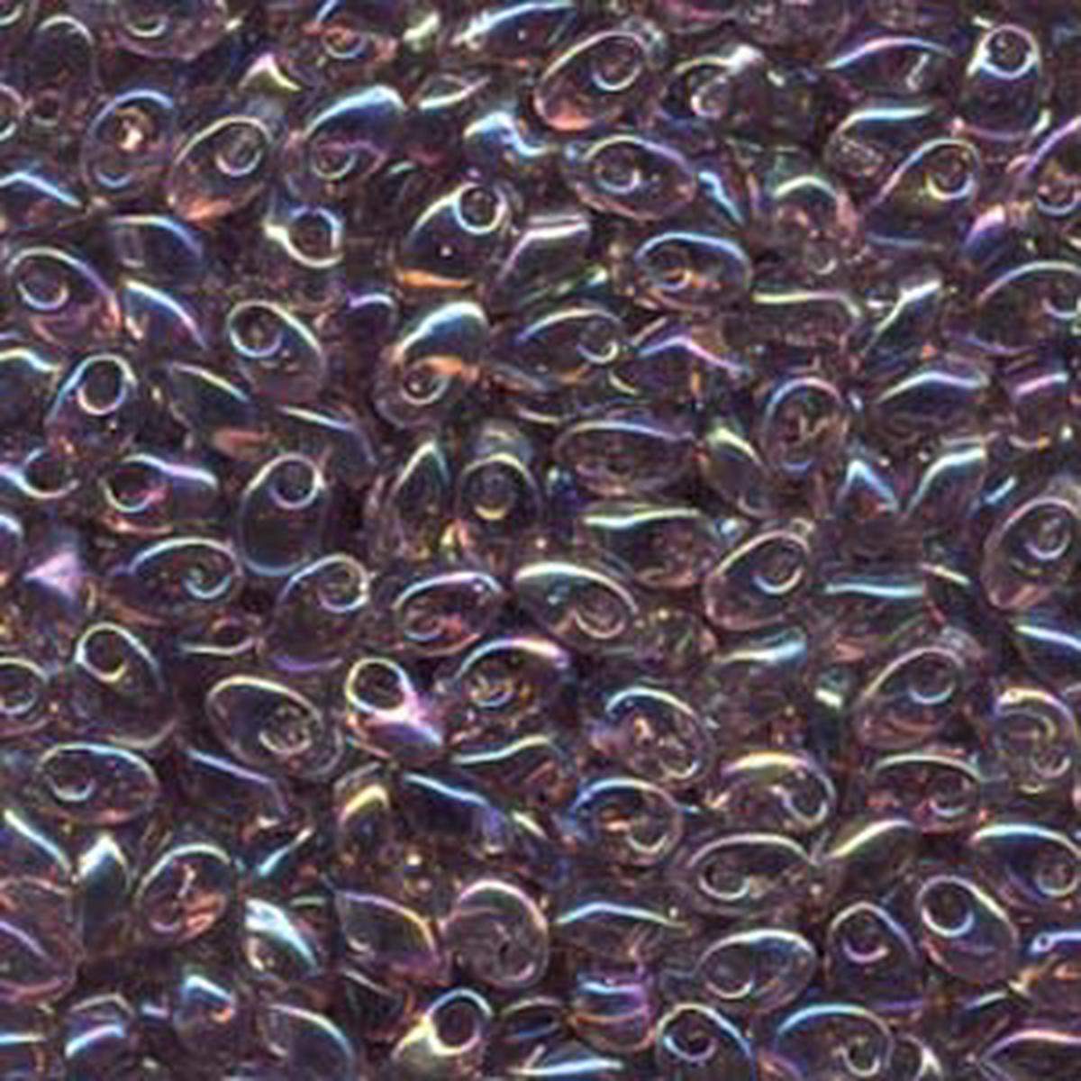 *Long Magatama Beads #256 Amethyst AB 8.5g