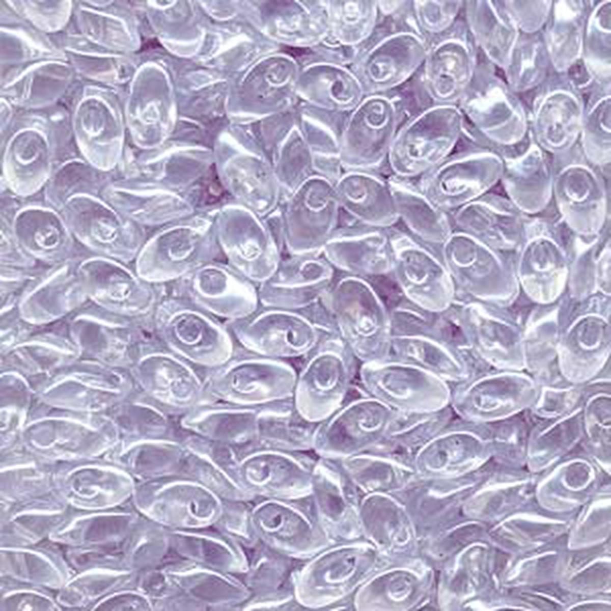 Long Magatama Beads #3506 Transparent Light Sky Blue 6g