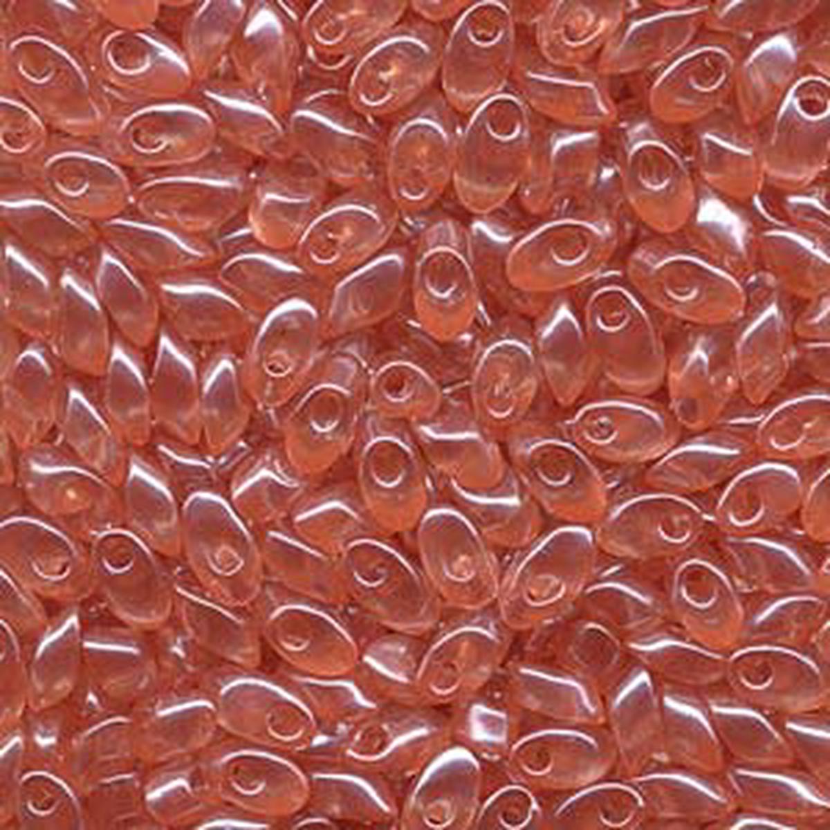 *Long Magatama Beads #3507 Transparent Peach 8.5g