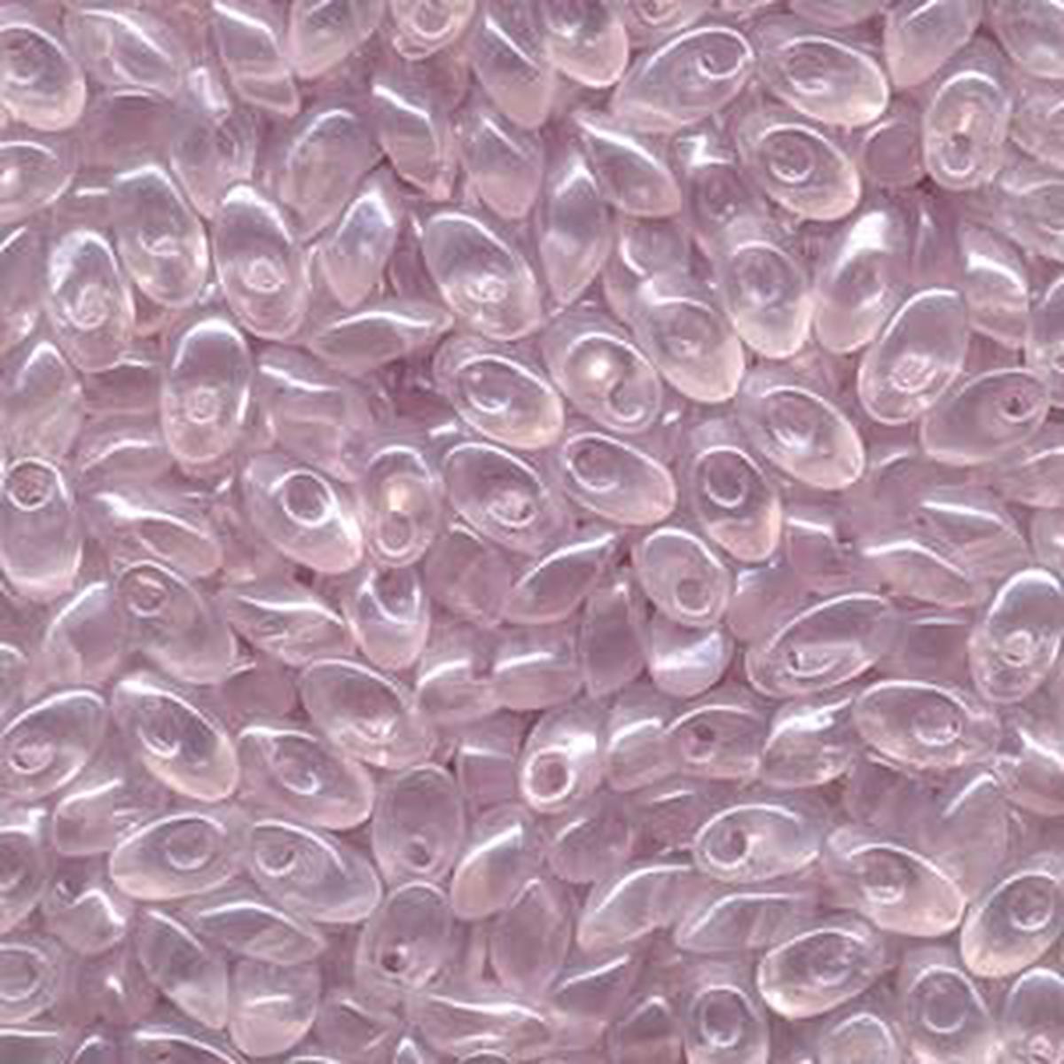 Long Magatama Beads #3508 Transparent Light Lilac 8.5g