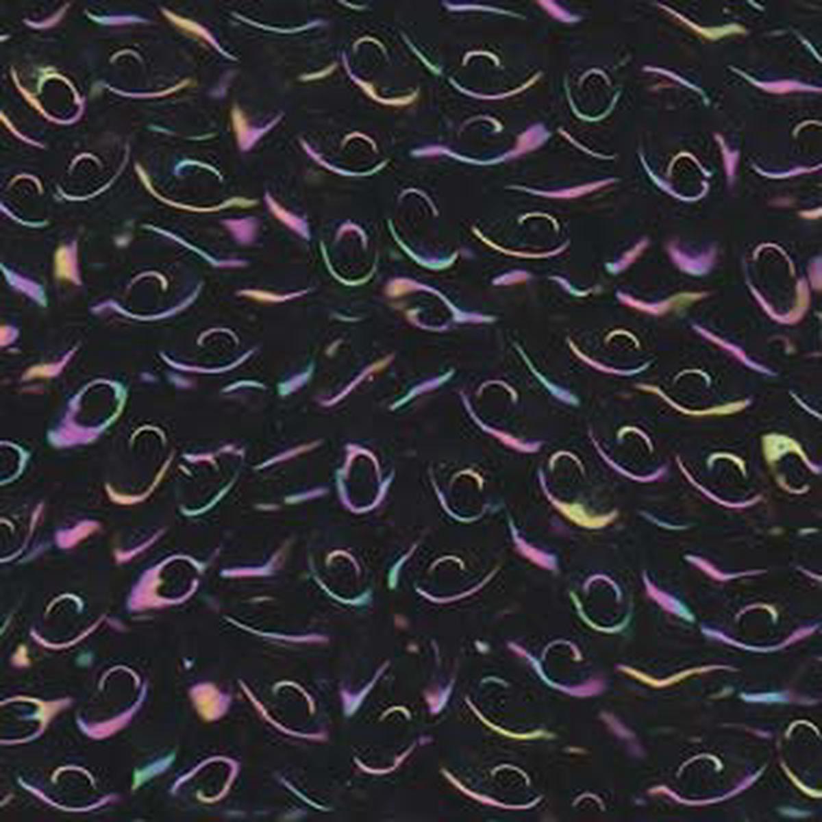 Long Magatama Beads #454 Metallic Dark Plum Iris 8.5g