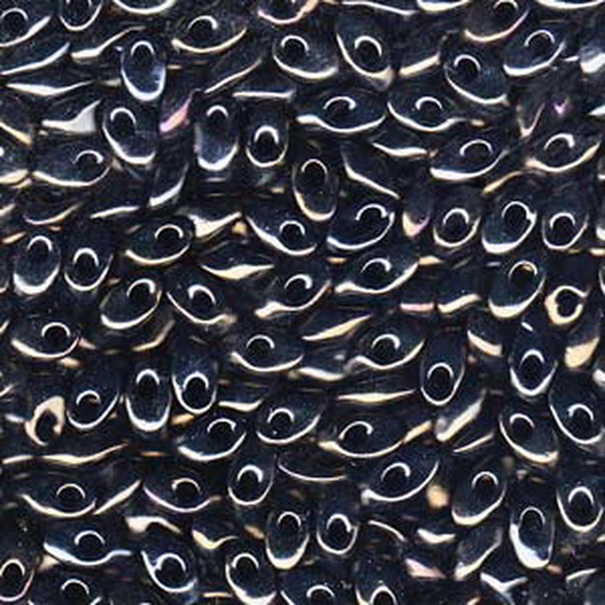 Long Magatama Beads #458 Metallic Brown Iris 8.5g