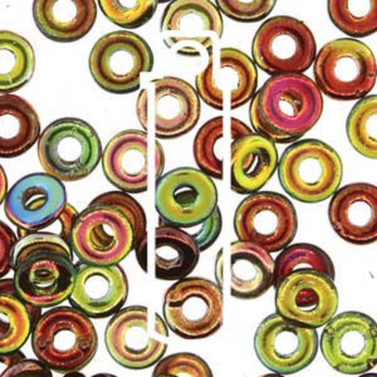 O BEADS (3.8X1MM)  MAGIC APPLE