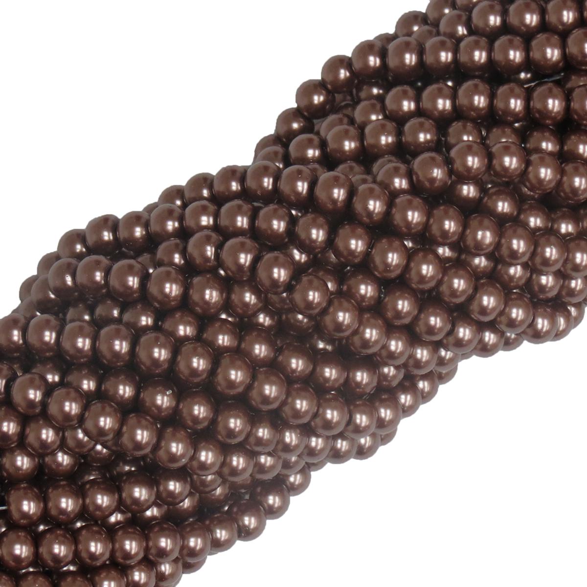 Perlas de Cristal Sintticas, Bronce 1 pieza