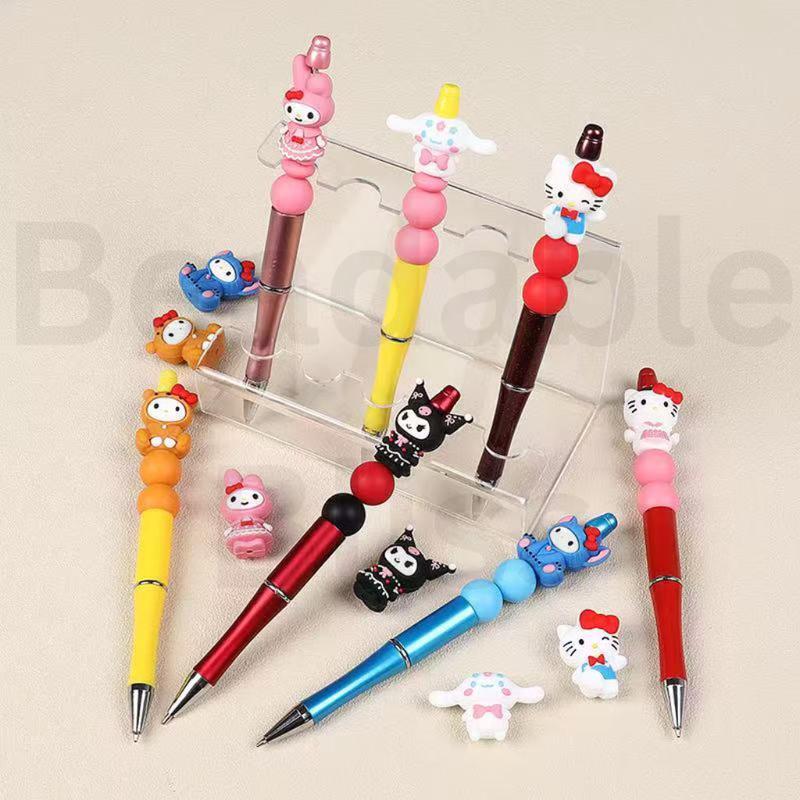 3D Adorable Character Family Series Silicone Focal Beads