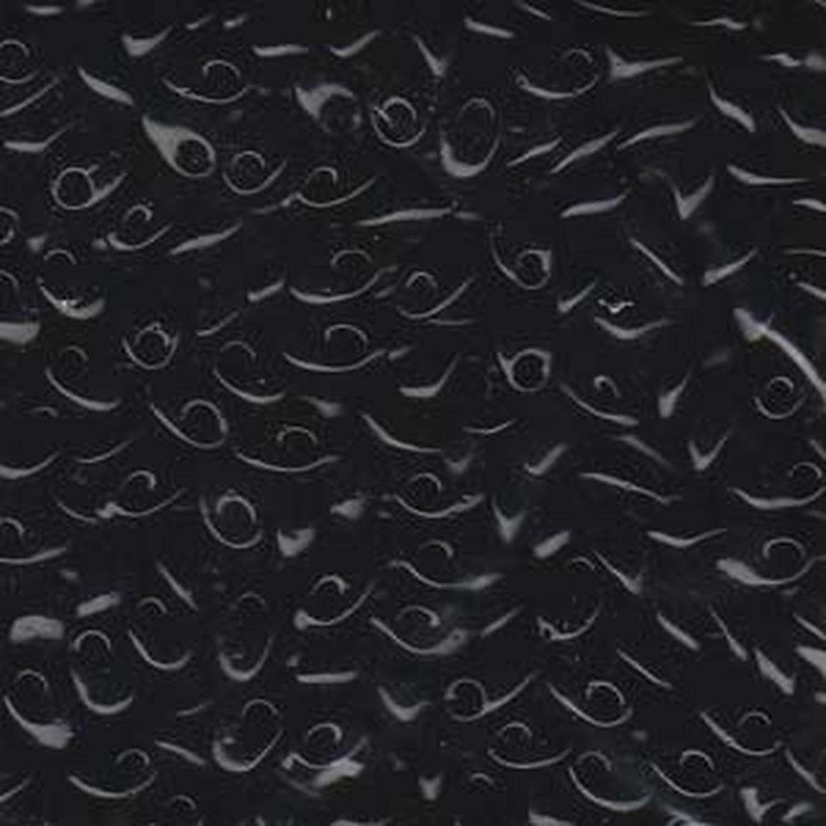 Long Magatama Beads #401 Opaque Black 8.5g