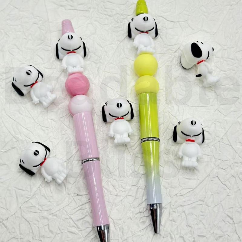 3D Beagle Cute Puppy Beagle Dog Silicone Focal Beads