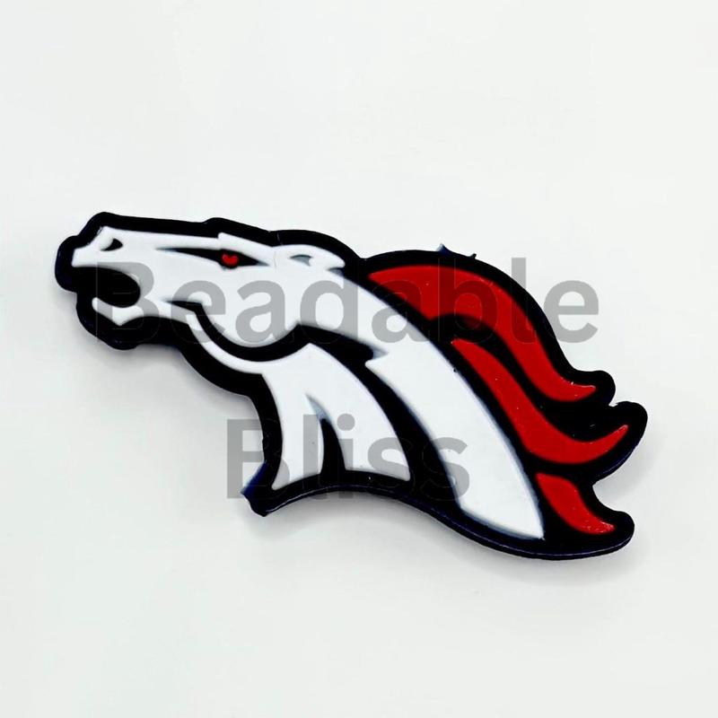 Wildrunners Football Silicone Focal Beads