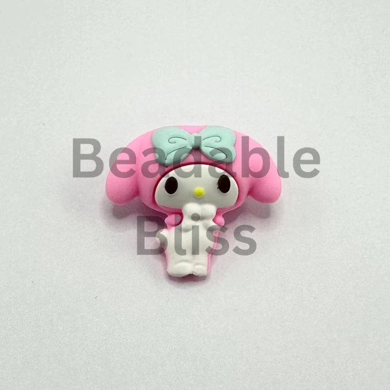 3D Adorable Character Cartoon Silicone Focal Beads