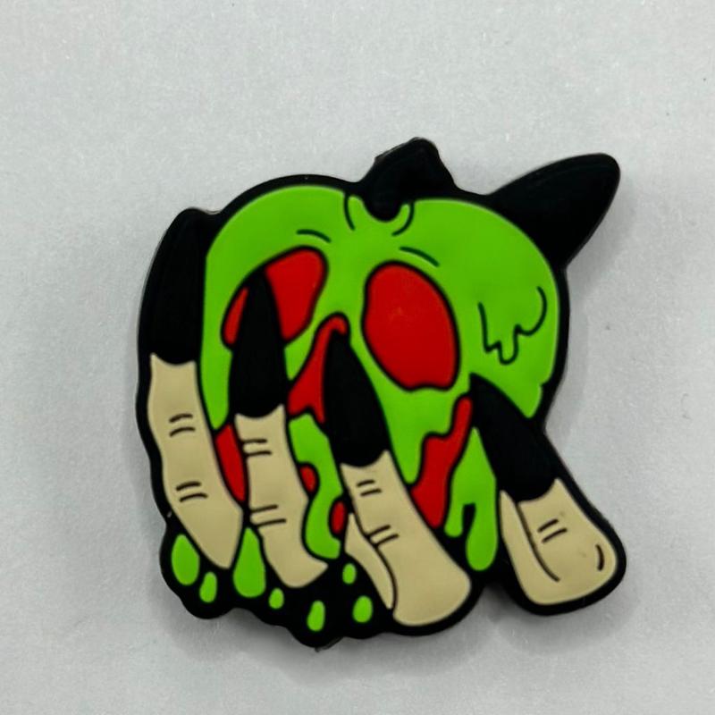 Witch Hand Poison Apple Zombie Scary Spooky Silicone Focal Beads