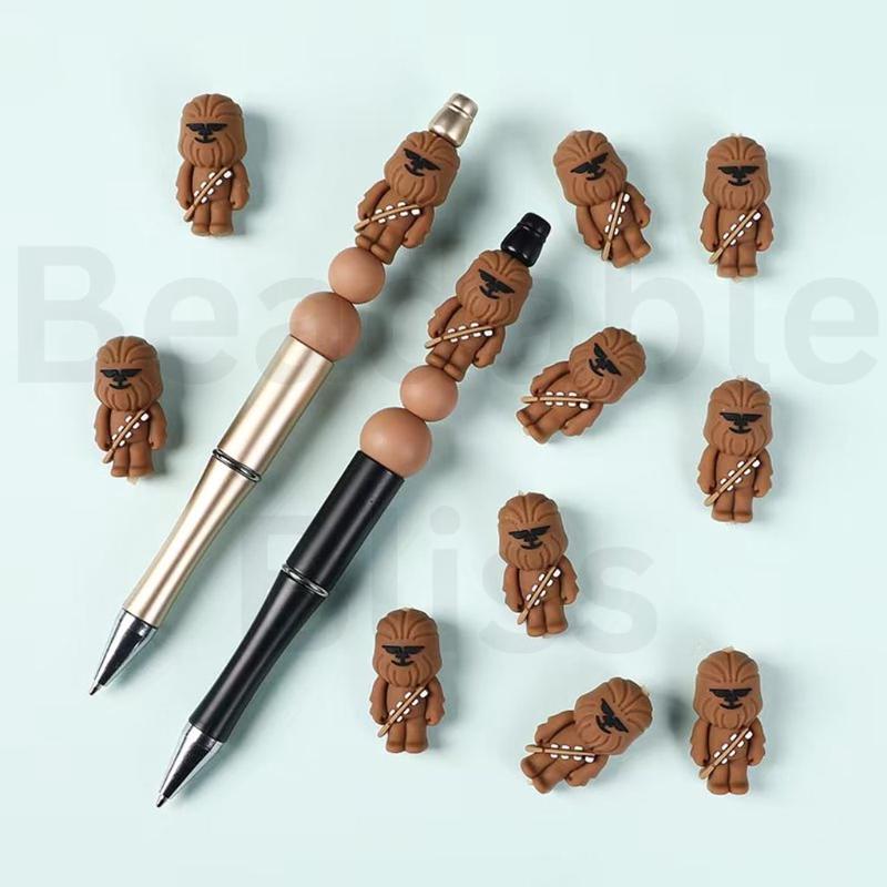 3D Chewbacc Cosmic Clash Silicone Focal Beads