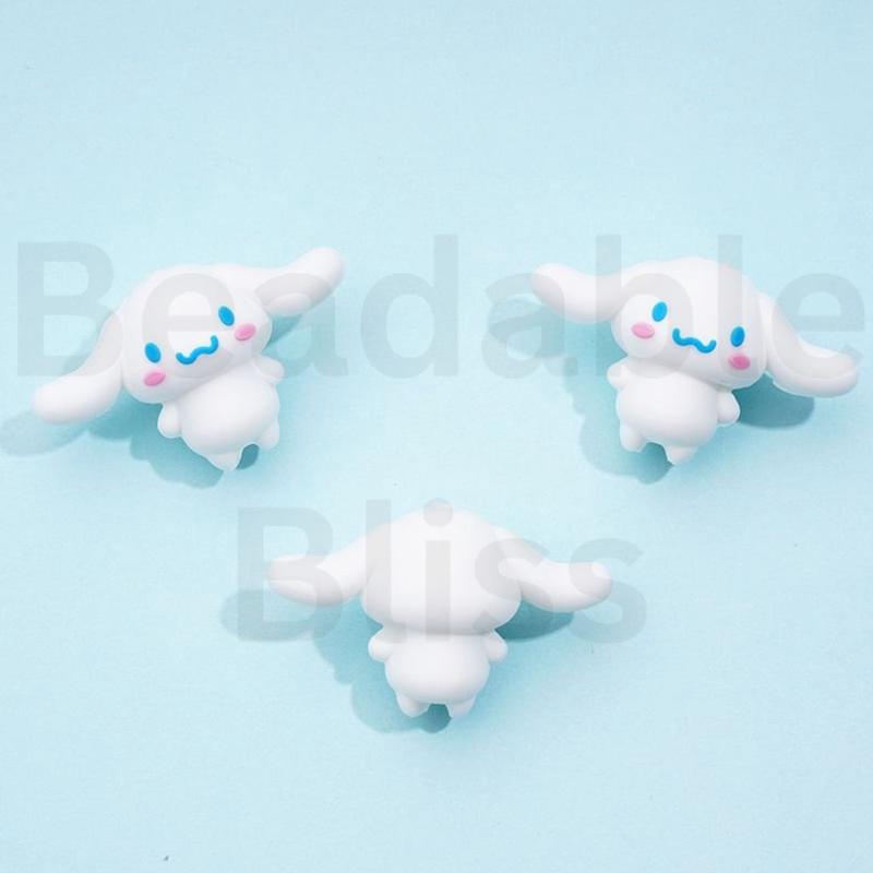 3D Cute Adorable Character Cartoon Silicone Focal Beads
