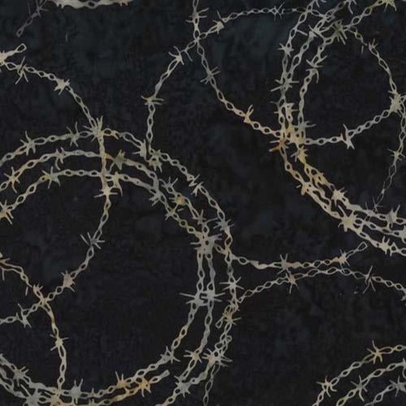 Bali Batik Handpaints Black Light - (2)