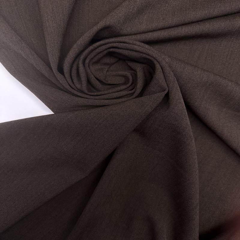 Brown Stretch Twill Blend