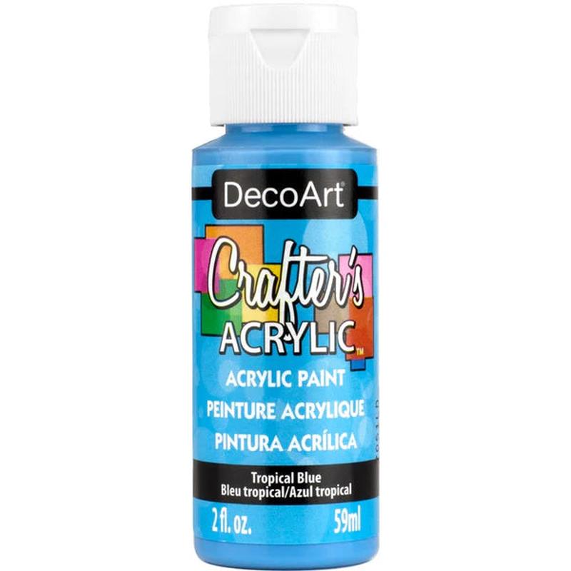 CRAFTER'S ACRYLIC TROPICAL BLUE - DCA102