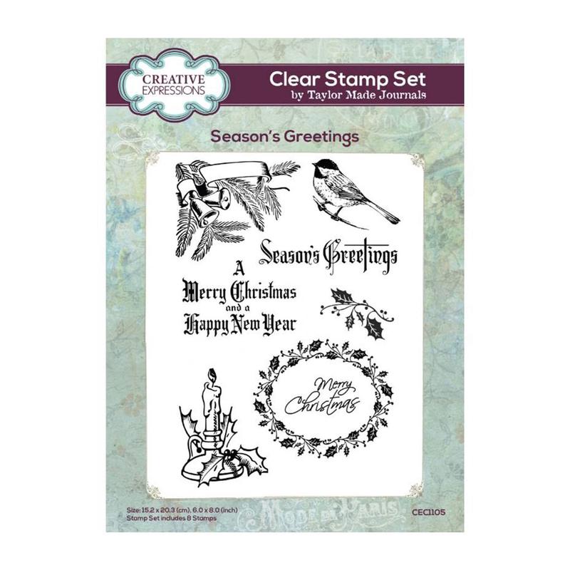 Creative Expressions Taylor Made Journals Clear Stamp 6