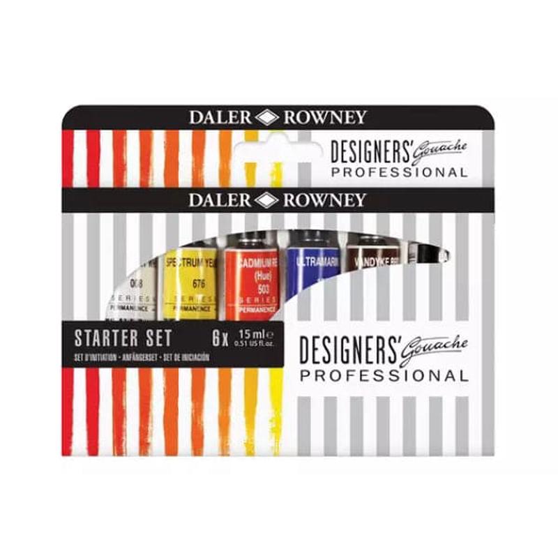 Designers' Gouache Professional Starter Set 6 x 15ml