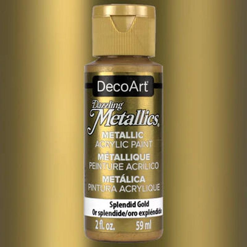 DECOART DAZZLING METALLICS ACRYLIC PAINT 2OZ SPENDID GL - DM DA263