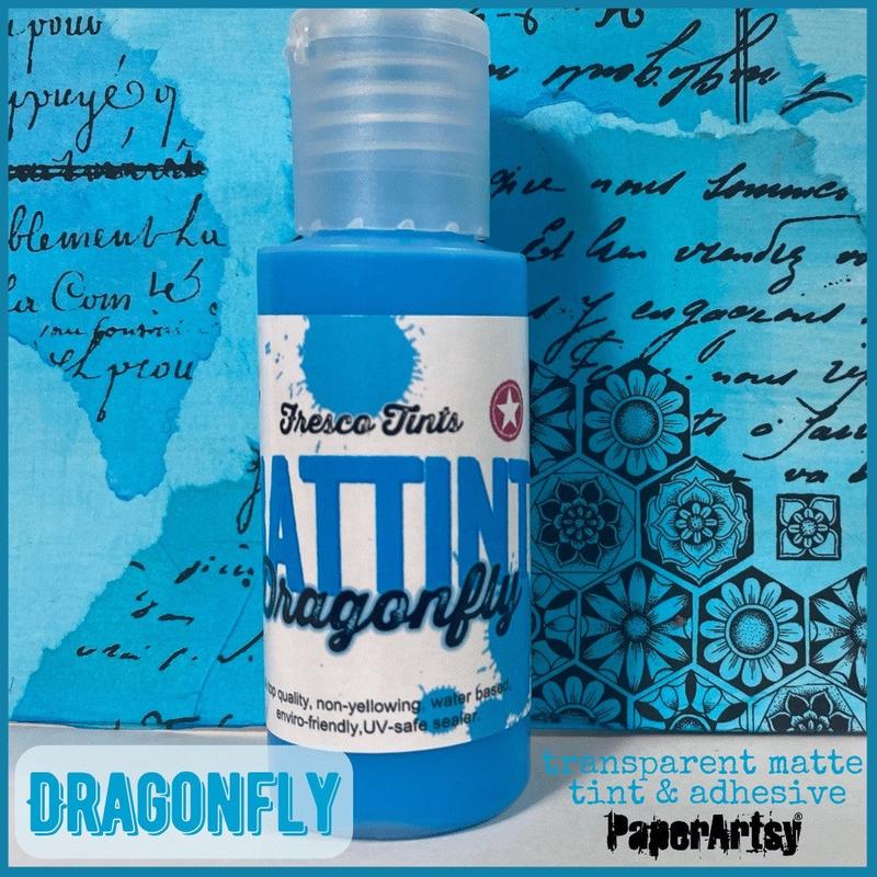 PAPER ARTSY FRESCO TINT MATTINT DRAGONFLY- MT07