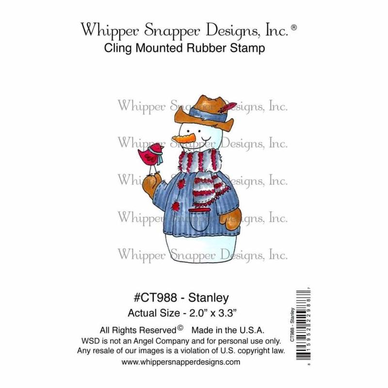Whipper Snapper Cling Stamp 4 inch X6 inch Stanley*