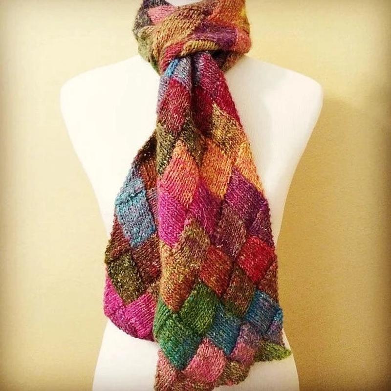 Entrelac Scarf Kit