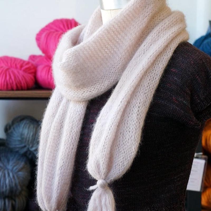 Silk Scarf with Tassel Kit