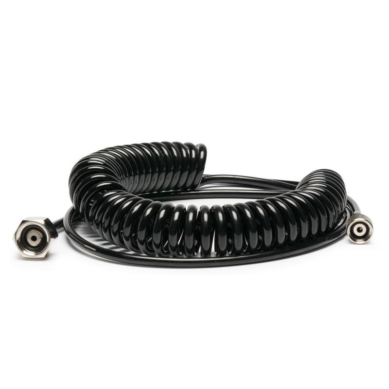 10' Cobra Coil Airbrush Hose with Iwata Airbrush Fitting and 1/4