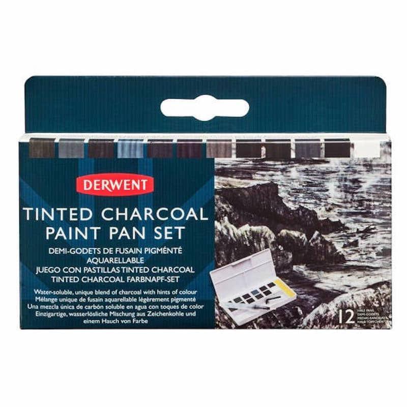 Tinted Charcoal Paint Pan Set