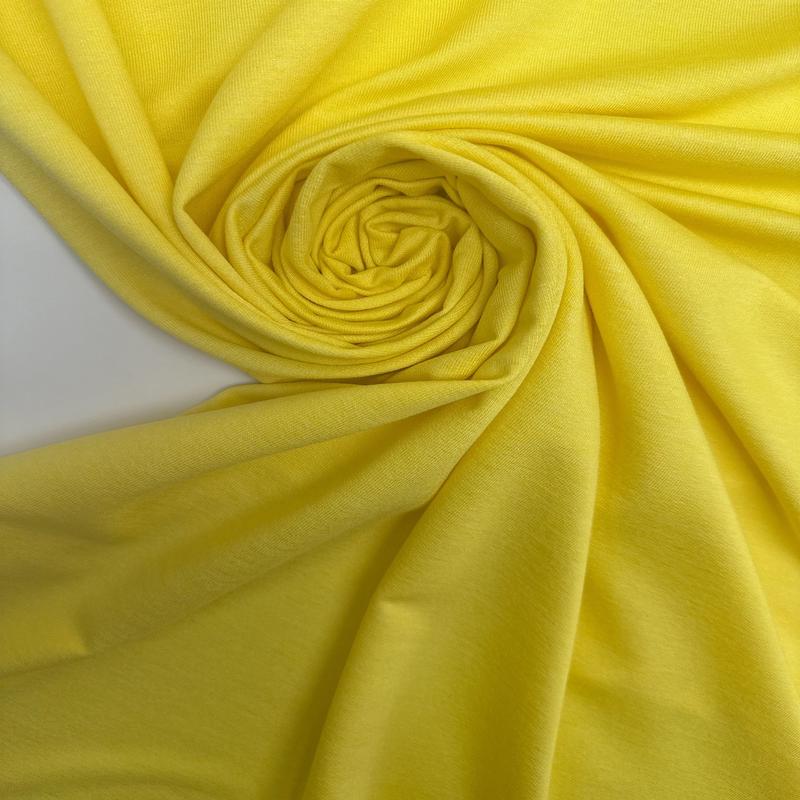 Yellow Shade Viscose French Terry