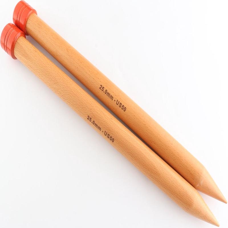 Basix Beechwood Straight Needles