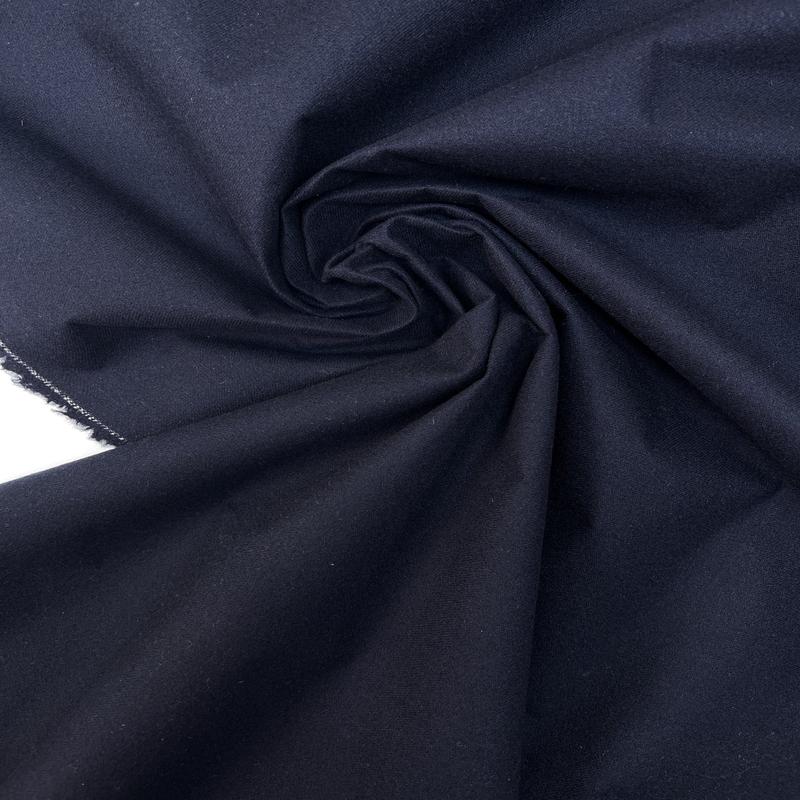 Wool Shades White Blue Fabric