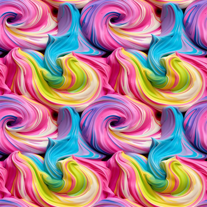 Yummy Frosting Pattern 2 Quilting Cotton Fabric